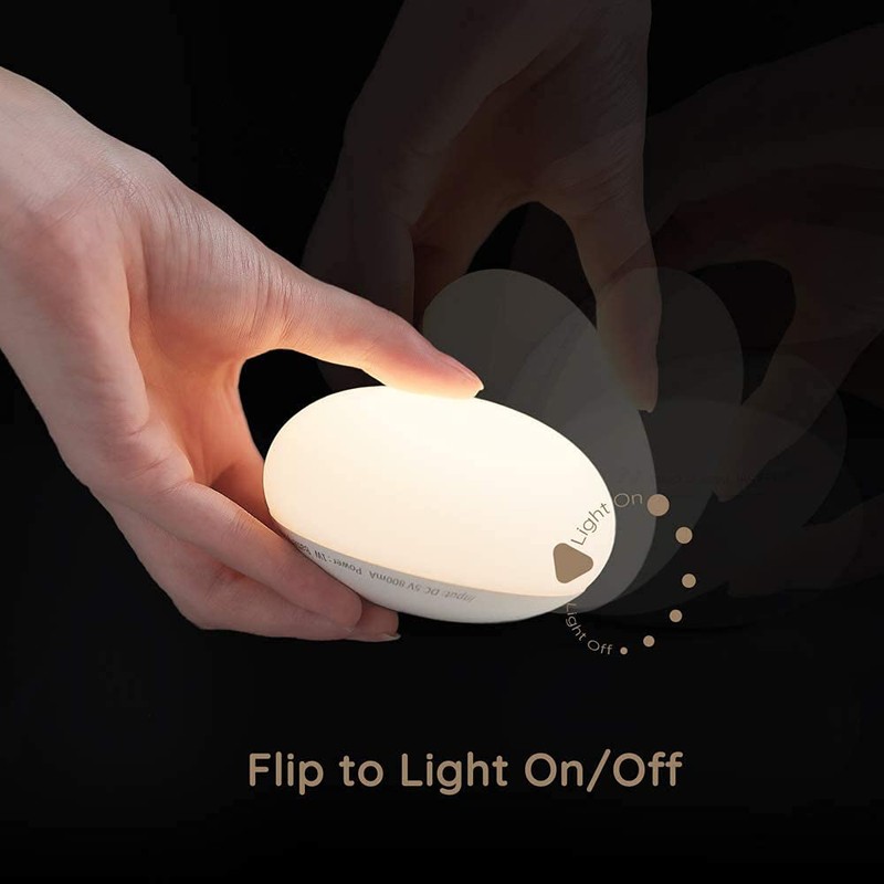 EASZZZ Baby Night Light, Nursery Night Lamp for Breastfeeding, Soft
