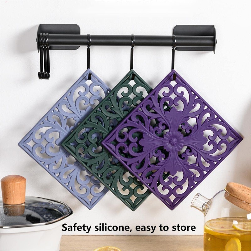 Smithcraft Silicone Trivets for Hot Pots and Pans & Dishes,