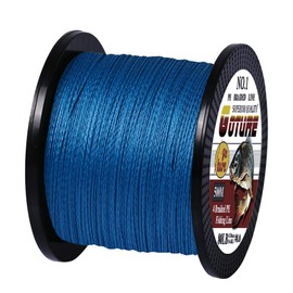 Goture PE Line PE 0.8 No. 4 Strands Fishing Line, High Strength, Heavy Duty, High Distance, Abrasion Resistant, Low Elongation, 500m Blue