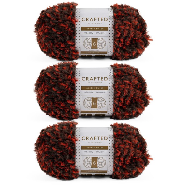 Crafted By Catherine Arctic Twist Yarn - 3 Pack (54