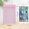 Yordearly 50pcs Organza Bags 4x6 inch, Pink Sheer Mesh Bag