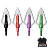 EOOENOON Hunting Broadheads 100 Grain, Archery Broadheads Screw-in Arrow Heads