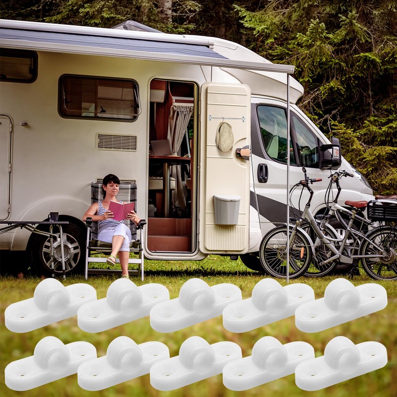 RUNYU Awning Eyelets Set - 10 Pieces Awning Awning for