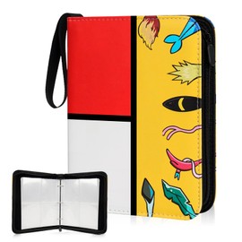 Card Scrapbook, 50 Pages 400 Cards Capacity Trading Card Album, Toploader Binder, Scrapbook Cards, PU Leather Card Collection Scrapbook, Birthday, Christmas Gifts for Boys Girls