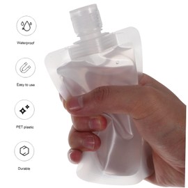 Mobestech 36pcs Travel Squeeze Pouches Travel Toiletry Containers Funnels for Liquids for Shampoo Lotion Wash and Home Storage