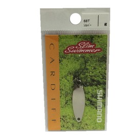 Shimano TR-0018 Spoon, Cardiff, Slim Swimmer, 0.05 oz (1.5 g), Silver, 68T