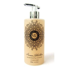 Vivian Gray Aroma Selection Cream Soap 13.5 FL oz (Grapefruit & Vetiver)