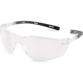 Gateway Safety 20GY80 Ellipse Safety Glasses, Gray Temples, Clear Lens