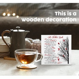 Nitelat A Fallen Limb Memorial Gifts Box Signs, Cardinal Memorial Box Signs, Cardinal Gifts Signs, Bereavement Gifts Home Decor Signs, Sympathy Gifts for Loss of Loved One