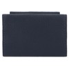 Gusti Omar Leather Wallet for Men and Women, Blue Leather,