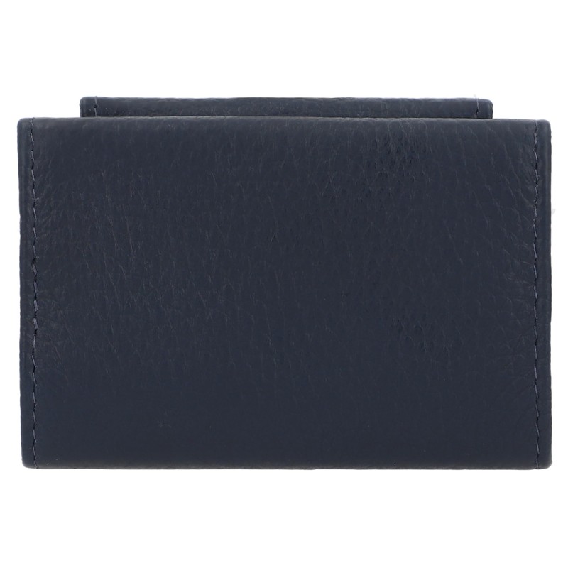 Gusti Omar Leather Wallet for Men and Women, Blue Leather,
