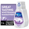 Crest 3D White Brilliance Whitening Mouthwash, Alcohol Free, Clean Mint,