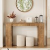 Tohomeor Entryway Console Table, Farmhouse Narrow Sofa Table Behind Couch,