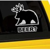 Beer Bear Funny Vinyl Sticker 5 Inch
