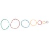 fiXte Rubber Bands Strong Stretchy Elastic Assorted Colours and Sizes
