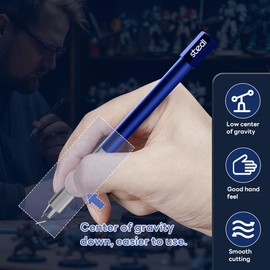 Stedi Craft - Kit de cuchillos para pasatiempos, herramientas para hacer pasatiempos, cuchillo de artesanía de precisión de metal con 20 cuchillas para Gundam, modelo militar a escala, piezas de