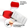 100Pcs Clear Plastic Name Tags Badge ID Card Holders and