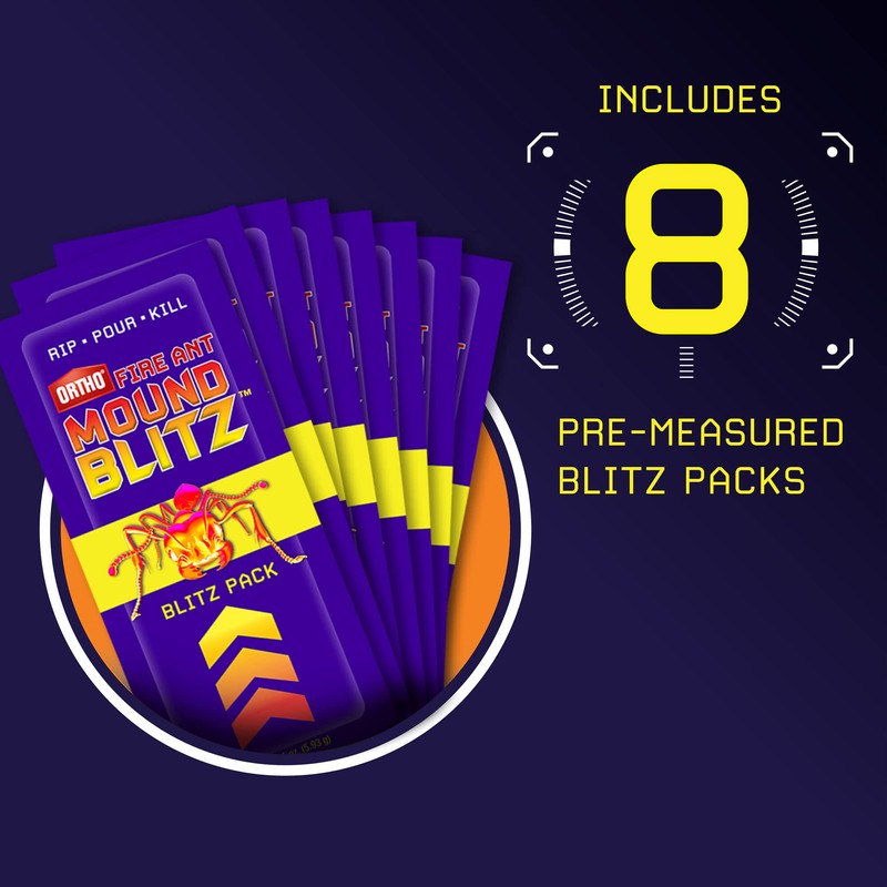 Ortho Fire Ant Mound Blitz, Fire Ant Killer, For Lawns