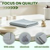 samsto Kitchen Cloths 100% Cotton, Grey Waffle Dish Cloths for