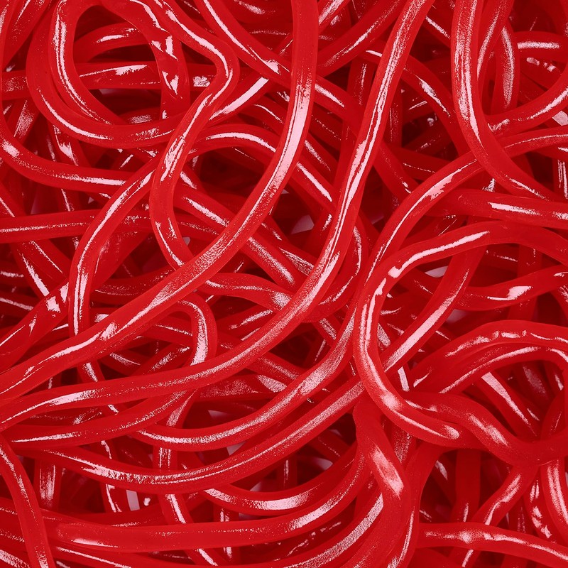 Kervan Candy Bebeto Strawberry Licorice Laces - Red Shoestring Licorice