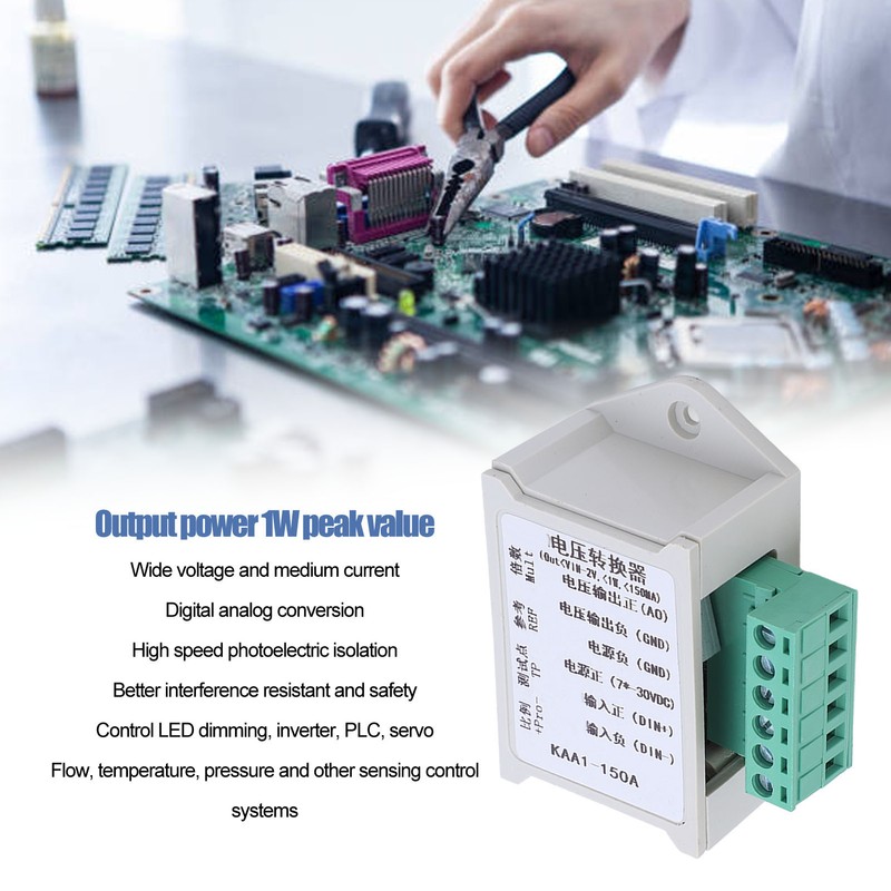 PWM Signal Converter Module Digital to Analog Conversion Voltage Adapter