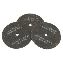 Forney 60215 Cut Off Wheel Replacements, 1-1/2-Inch, 3-Piece