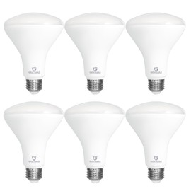 Great Eagle Lighting Corporation LED BR30 Light Bulb, 75W=9.5W, Dimmable 850 Lumens, 5000K Daylight, High CRI 90+, UL Listed (6 Pack)