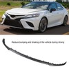 3PCS Front Bumper Lip Spoiler Kit Improve Driving Stability Black