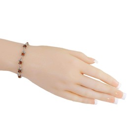 HolidayGiftShops Sterling Silver Honey Baltic Amber Bracelet Cats, Genuine Baltic Amber Bracelet for Women, Amber Jewelry for Women, Amber Bracelets for Adults, Sterling Silver Collection