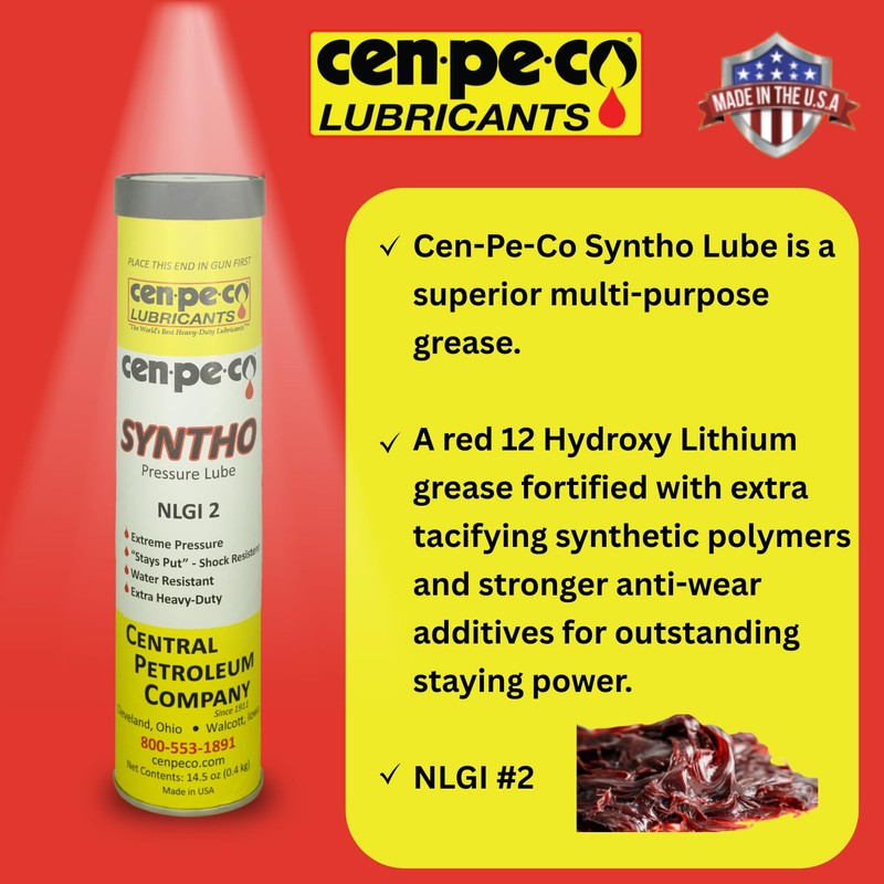 Cen-Pe-Co Syntho Pressure Lube for Heavy Duty Use | NGLI