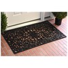 Calloway Mills AZ900222436 Gatsby Rubber Doormat, 24" x 36", Black