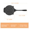 Cast Iron Tortilla Press 12 inch, Heavy Duty Tortilla Pataconera,