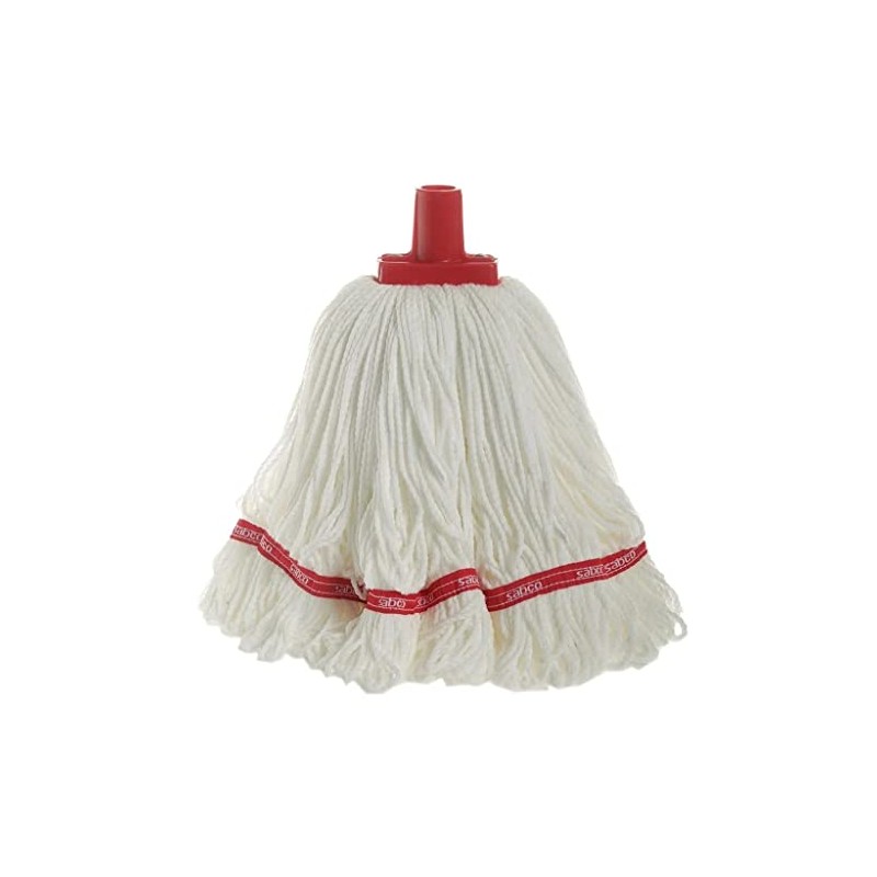 Sabco Professional Ultimate Microfibre Round Mop Head, Red, 400 g