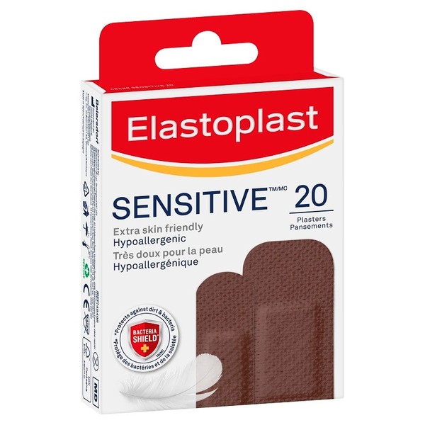 Elastoplast Sensitive Dark Strips X 20