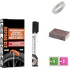 Kit Reparación de Rines con Pintura Negra Antióxido 50ml para