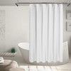 Barossa Design Extra-Long Shower Curtain 80" Height - Honeycomb Waffle