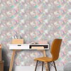 IOHEFY Rainbow Feather Wallpaper Peel and Stick 17.7" x 118.1"