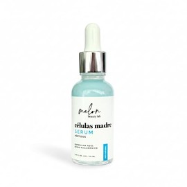 Serum Células Madre Serum con Péptidos, Espirulina Azul y Ácido Hialurónico, Antioxidante e Hidratante para Regeneración Celular, 30 ml - Melon Beauty