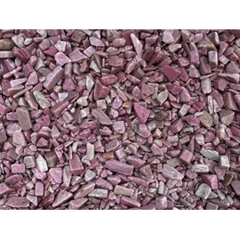 GAF TREASURES 2 oz Lot Natural Semi Tumbled Gemstone Chips, Crushed Mini Crystals, Undrilled Crystal Chips (Pink Opal)