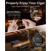 Cigar Lighter, 5- in -1 Torch Lighter, Built-in V-Cut Cigar