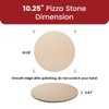 K ROCKSHEAT 10.25 Inch Pizza Stone for Grill, Small Bread