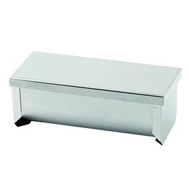 Weis Terrinenform, Edelstahl, Silber, 7.7 x 29 x 7 cm