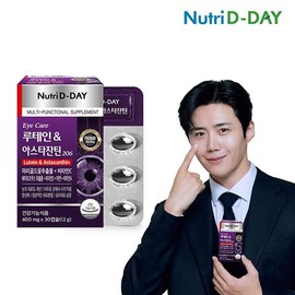 Nutri D-Day 뉴트리디데이 아이케어 루테인 앤 아스타잔틴206 1박스 30캡슐 NutriDay Eye Care Lutein and Astaxanthin 206 1 Box 30 Capsules