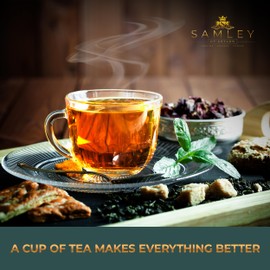 Samley Tea Wiry Lady-OP1 Ceylon Black Tea Loose Leaf Blend, Luxury Gourmet Premium Tea Gifts for Women and Men, 125g