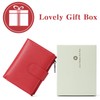 GAEKEAO Small Wallets for Women Leather RFID Blocking Bifold Zipper