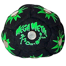 World Footbag Dirtbag Mega Metal Hacky Sack Footbag - Black