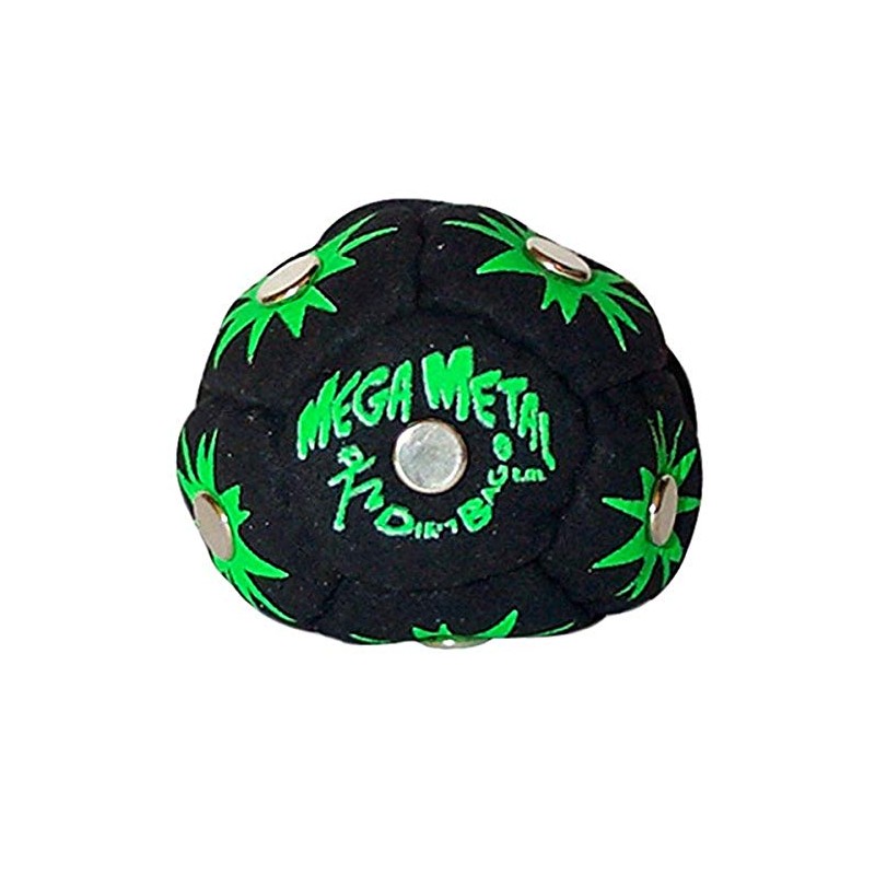 World Footbag Dirtbag Mega Metal Hacky Sack Footbag - Black