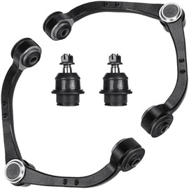 2WD 4WD Front Upper Control Arms with Lower Ball Joints Replacement for 2005 2006 2007 2008 2009 2010 Dodge Dakota Mitsubishi Raider - 4 pcs Set