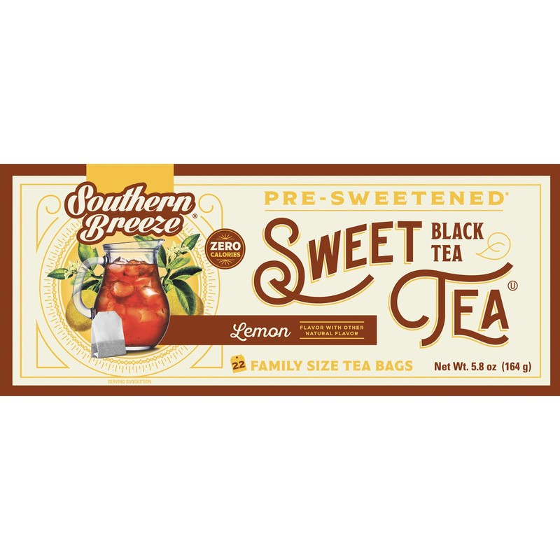 Southern Breeze Sweet Tea Lemon Iced Tea 22ct. 6 pack