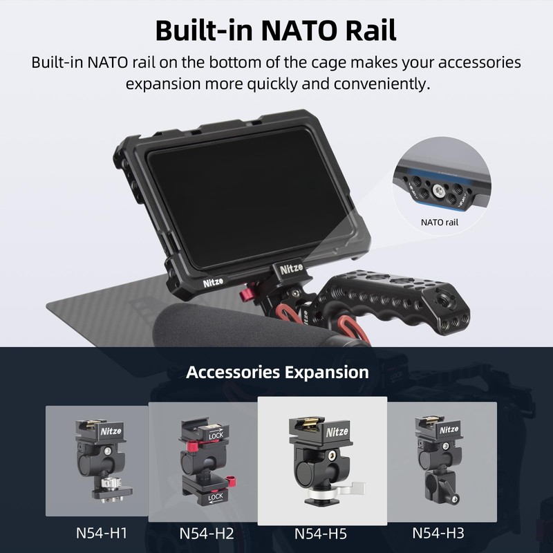 Nitze Shinobi 2 Cage for Atomos Shinobi II Monitor -